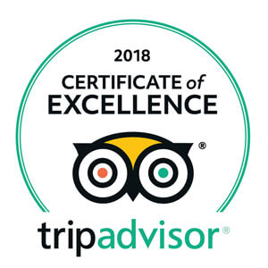 Tripadvisor Certificate of Excellence 2018
