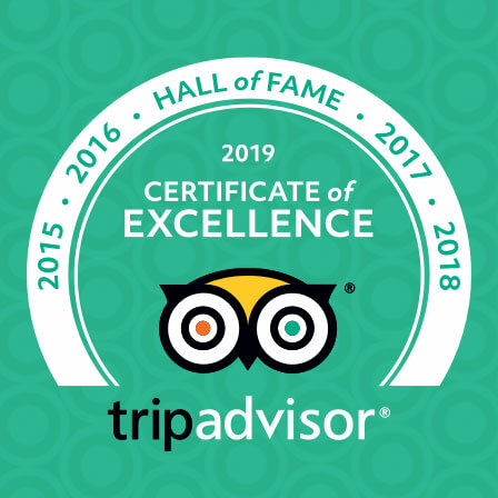 Tripadvisor Hall of Fame Award 2019